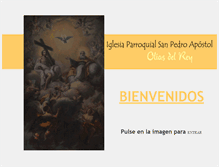 Tablet Screenshot of parroquiadeolias.es